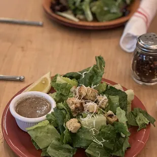 Caesar side salad, House Side Salad