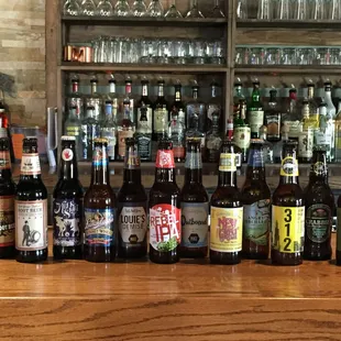 Nice beer selection
