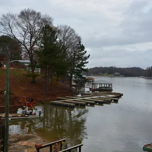 Looking upriver . Six miles to next Dam