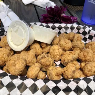 Fried mushrooms