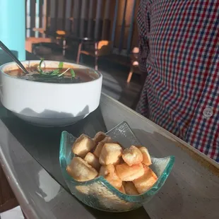 Tomato soup I believe.