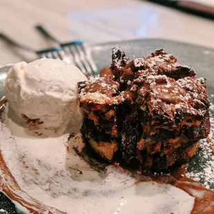 Nutella Croissant Bread Pudding Instagram @tabletopviews