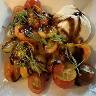 Heirloom tomato caprese