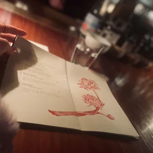 Menus read like novels