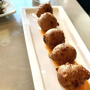 High 5: ("Lobster Fritters"- More Like Lobster Hush Puppies. Good Though)