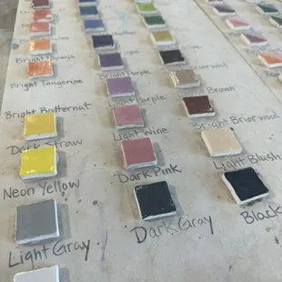 Clay colors