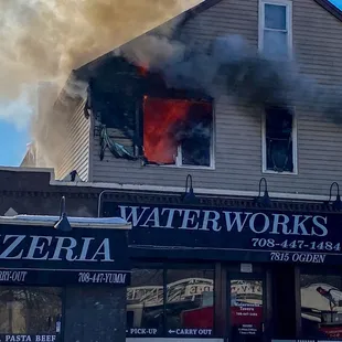 February 19 2021 The fire was on the second floor of the building and no one was injured during the incident.