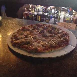 pizza, food