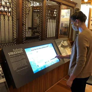 Our safety procedures during the pandemic include face masks and Watkins-branded pencils for use on buttons and touchscreens.