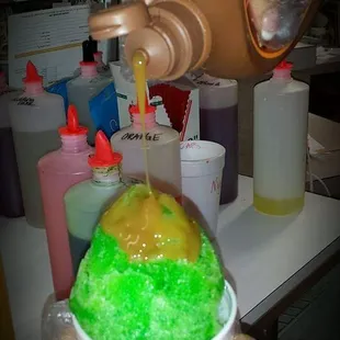 Green apple with caramel... so delicious!