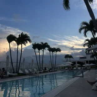 Rooftop pool