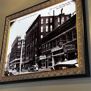 Historical photo of the building