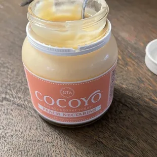 Coconut milk probiotic yogurt with 30 billion live culture