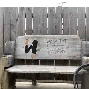Gotta love the bench