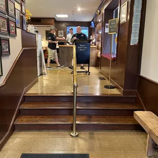 Entrance waiting inside