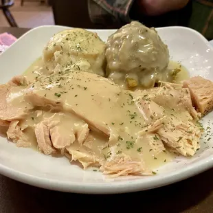 Turkey dinner. That was the juiciest turkey I've ever had.