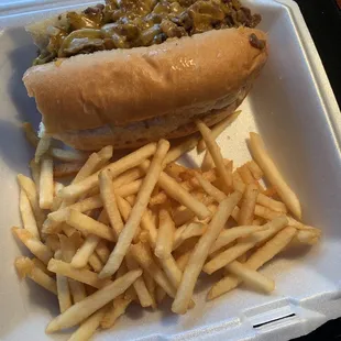 Philly Sub W/ Shoestring Fries!!!