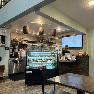 Bakery case and register