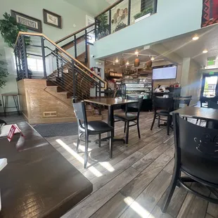 Dining area. Coffee bar. Service Counter.