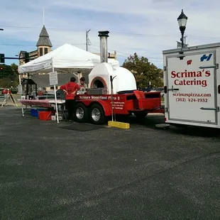 Wood fire pizza, nice.