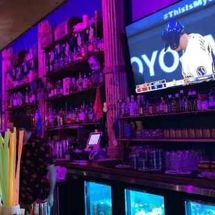 Bar area