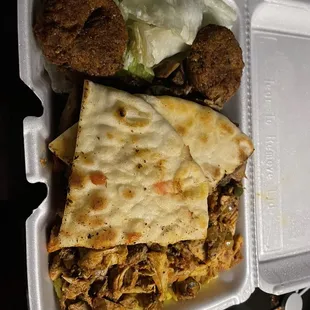 Trio Combo Shawarma Platter