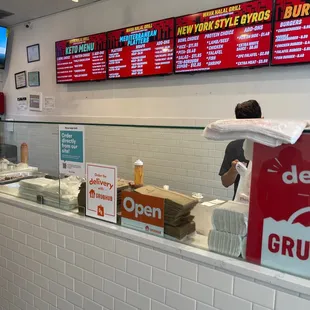 Front ordering counter