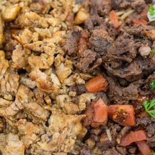 a plate of food