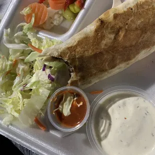 Beef scharma wrap