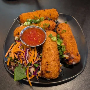 Krab Rangoon Mozzarella Sticks