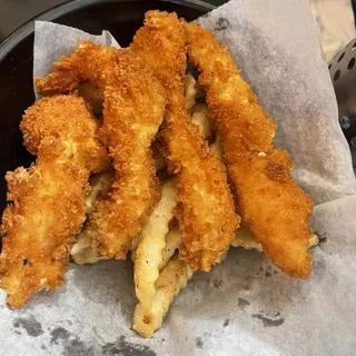 Kids Chicken Tempura w Fries