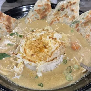 Japanese Coconut Curry Paratha Bowl