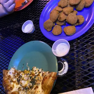 Asilomar (boogie board size) and pickle chips.