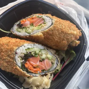 Salmon Burrito