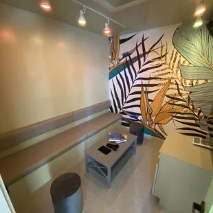 a view of a living room