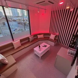 Colorful lighting at night