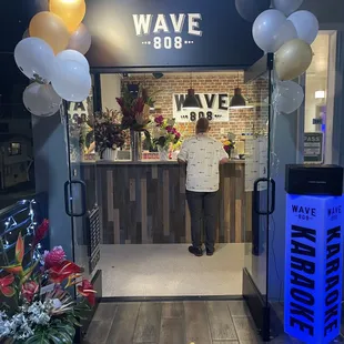 Here for the grand opening!