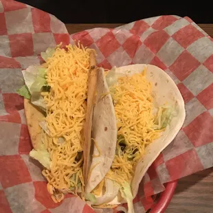 Taco Tuesday! One fried and one flour