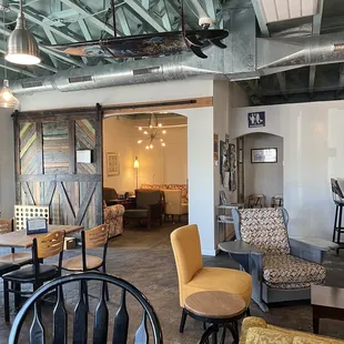 Seating and artwork !