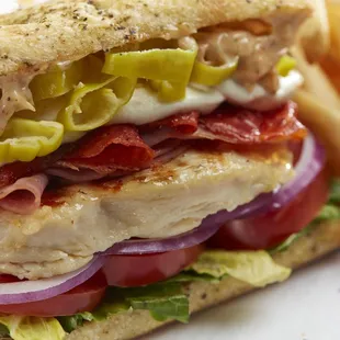 a sandwich and french fries