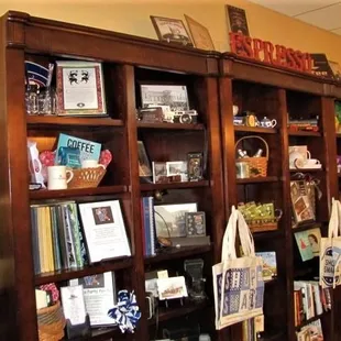 Unique gift assortment as well as retail coffees &amp; teas.