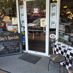 Front entrance into waverly cafe!!  :)