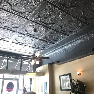 I'm a sucker for an old tin ceiling!