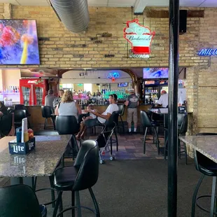 View inside restaurant