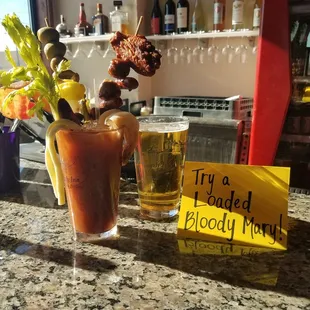 Sunday is Bloody Mary day.