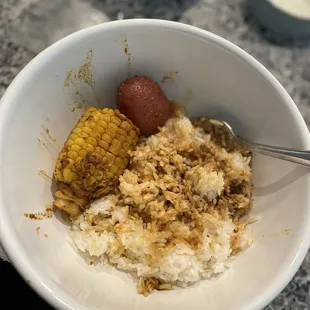 Rice, corn, potatoe