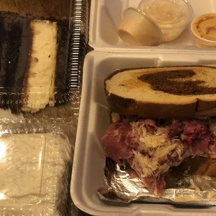 At home with Reuben, Wedding Cake and Chocolate Fudge Cheesecake