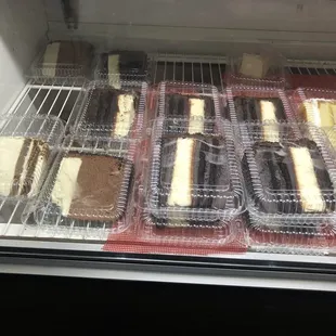Variety of Junior&apos;s New York cheesecake!