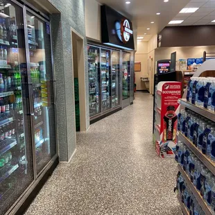 the inside of a grocery store