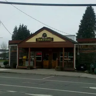 the front of the restaurant